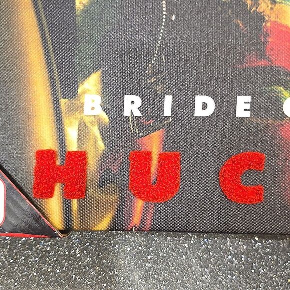 Chucky Universal Bride of Chucky Embrodried Canva Wall Decor - Picture 6 of 7